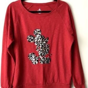 Disney Parks XL Red Sweatshirt